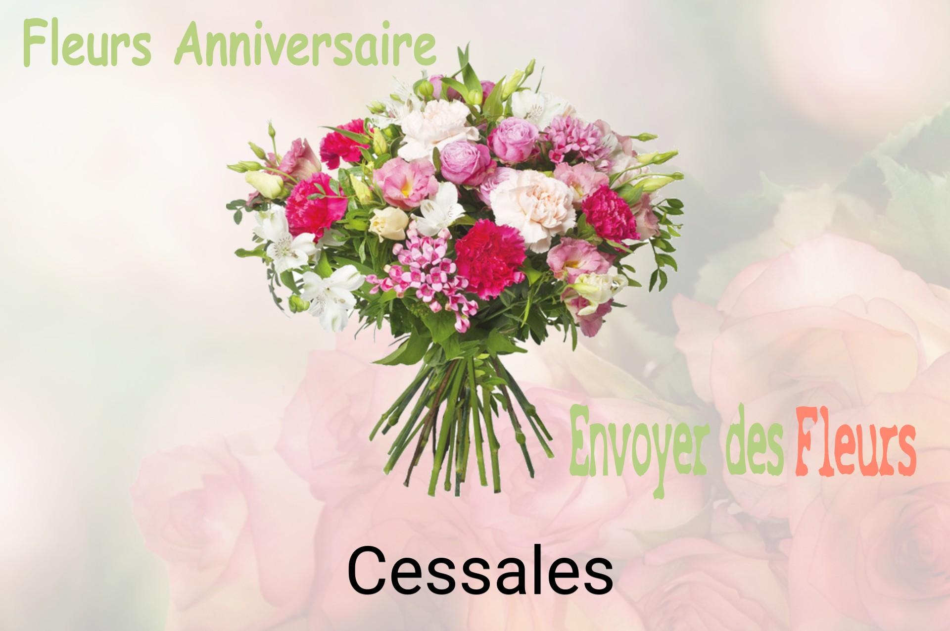 Bouquet de fleurs d’anniversaire livré à Cessales
