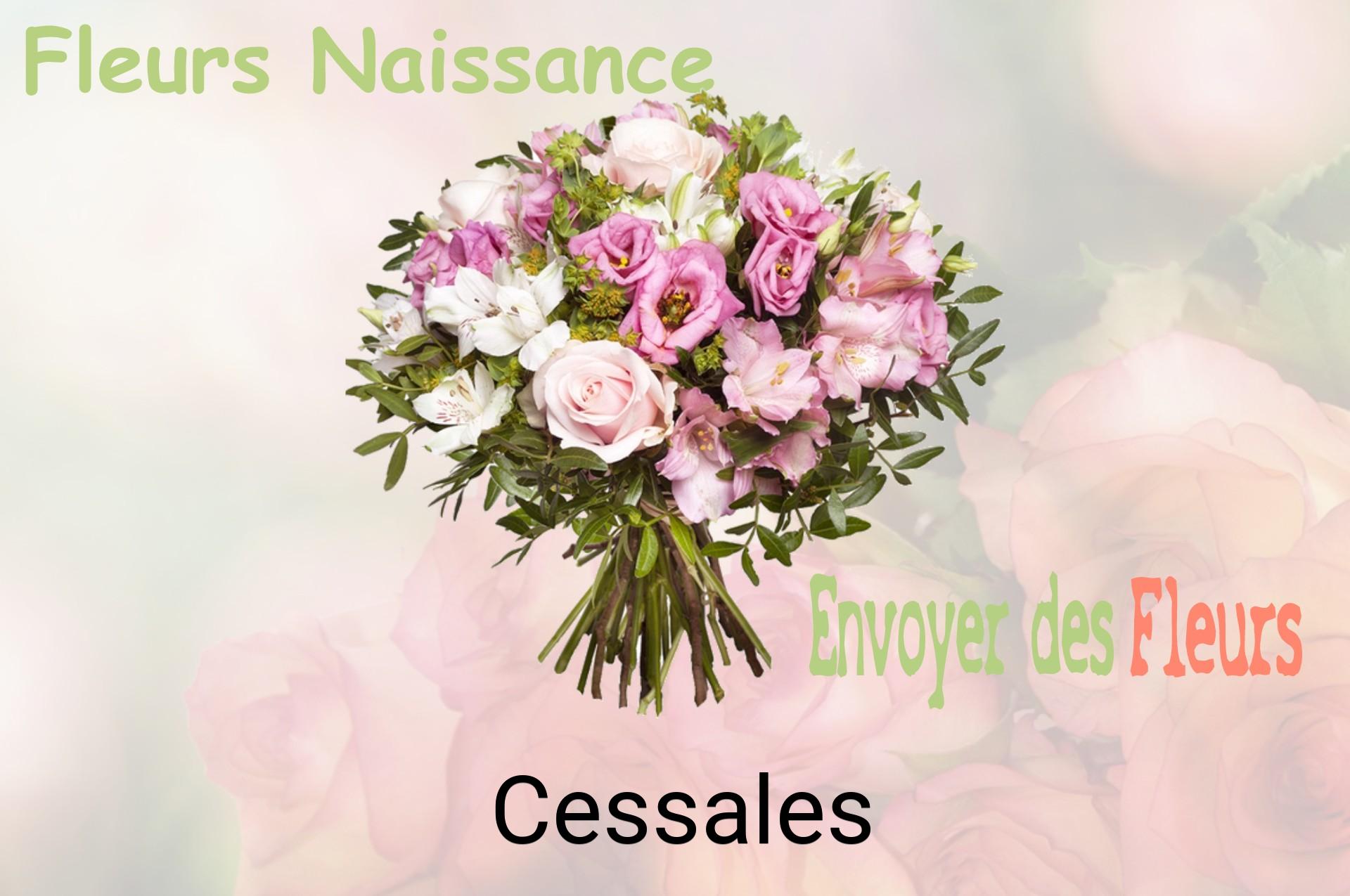 Bouquet de fleurs de naissance livré à Cessales